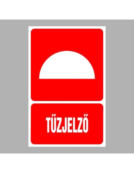Tűzvédelmi matricák, táblák, jelek, piktogramok, - Tűzvédelmi jelek - Tűzjelző