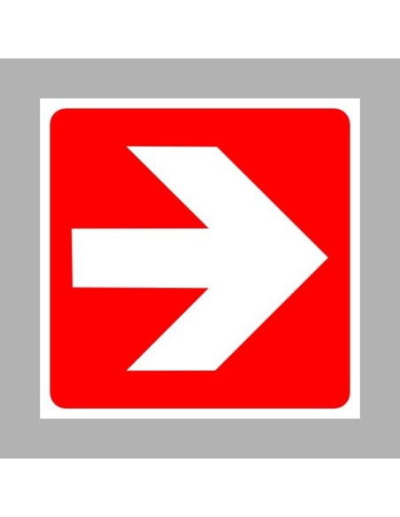 Tűzvédelmi matricák, táblák, jelek, piktogramok, - Tűzvédelmi jelek - Irány nyilak