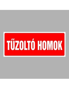 Tűzoltó homok 2
