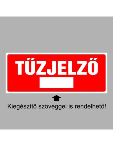 Tűzvédelmi matricák, táblák, jelek, piktogramok, - Tűzvédelmi jelek - Tűzjelző