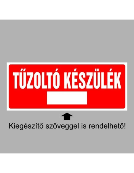 Tűzvédelmi matricák, táblák, jelek, piktogramok, - Tűzvédelmi jelek - Tűzoltó készülék