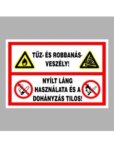 Tűz- és robbanásveszély! 2