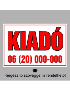 Kiadó! 2