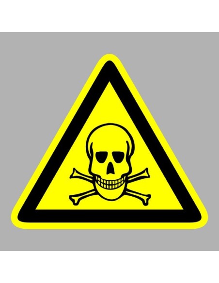 Figyelmeztető matricák, táblák, jelek, piktogramok - Piktogramok - Méreg!