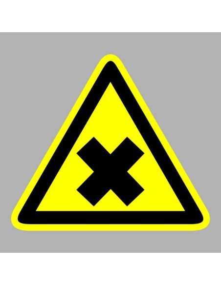 Figyelmeztető matricák, táblák, jelek, piktogramok - Piktogramok - Ártalmas vagy ingerlő anyag