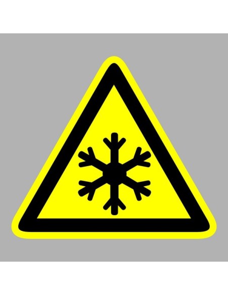 Figyelmeztető matricák, táblák, jelek, piktogramok - Piktogramok - Alacsony hőmérséklet