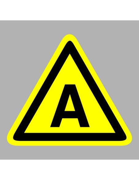 Figyelmeztető matricák, táblák, jelek, piktogramok - Piktogramok - "A" Tűzveszélyességi fokozat