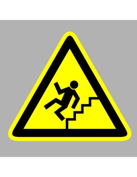 Figyelmeztető matricák, táblák, jelek, piktogramok - Piktogramok - Vigyázz! Lépcső
