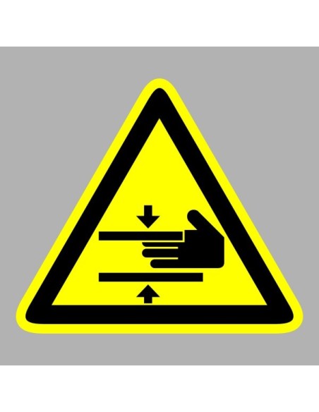 Figyelmeztető matricák, táblák, jelek, piktogramok - Piktogramok - Kéz sérülésének veszélye