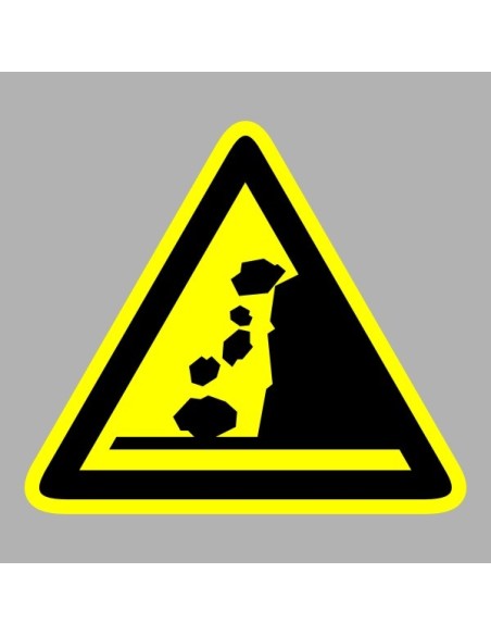 Figyelmeztető matricák, táblák, jelek, piktogramok - Piktogramok - Vigyázz! Omlásveszély