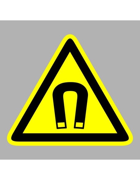 Figyelmeztető matricák, táblák, jelek, piktogramok - Piktogramok - Erős mágneses tér