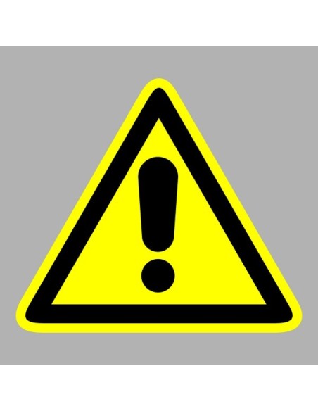 Figyelmeztető matricák, táblák, jelek, piktogramok - Piktogramok - Általános veszély