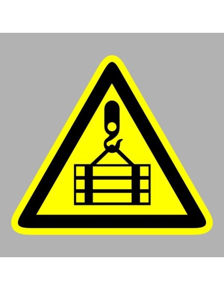 Figyelmeztető matricák, táblák, jelek, piktogramok - Piktogramok - Függő teher
