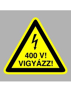 Vigyázz! 400V! 2