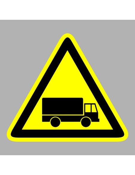 Figyelmeztető matricák, táblák, jelek, piktogramok - Piktogramok - Vigyázz! Gépjármű forgalom