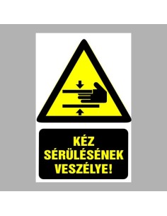 Kéz sérülésének veszélye 2
