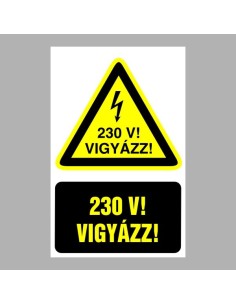 Vigyázz! 230V! 2