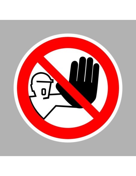 Tiltó matricák, táblák, jelek, piktogramok, - Piktogramok - Idegeneknek belépni tilos!