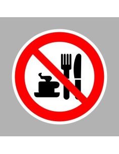 Evés, ivás tilos! Ételt bevinni tilos! 2