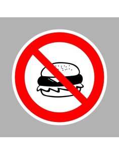 Evés, ivás tilos! Ételt bevinni tilos! 2