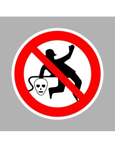 Munkaruhát sűrített levegővel tisztítani tilos öntapadós vinil piktogram