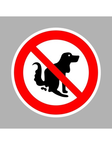 Tiltó matricák, táblák, jelek, piktogramok, - Piktogramok - Nem kutya wc!