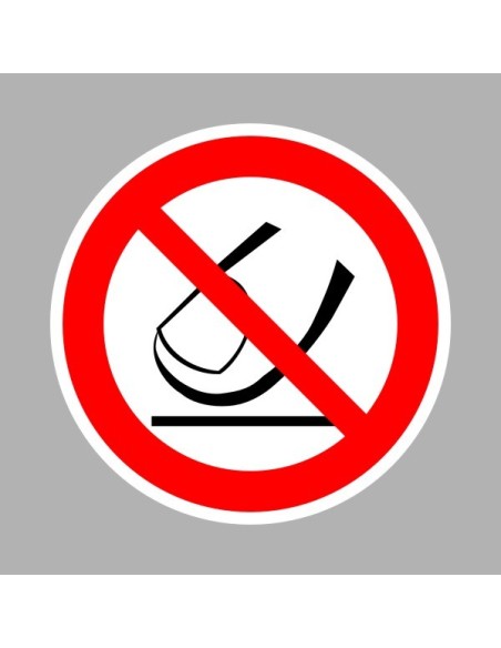 Tiltó matricák, táblák, jelek, piktogramok, - Piktogramok - Megnyomni tilos!