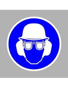 Védősisak, hallásvédő és védőszemüveg használata kötelező! 2