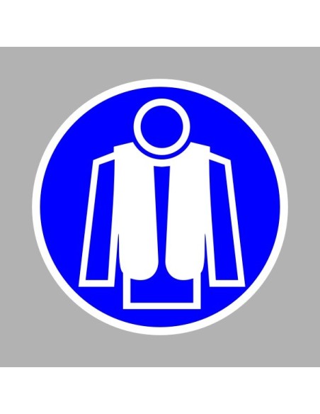 Rendelkező matricák, táblák, jelek, piktogramok, - Piktogramok - Láthatósági védőmellény használata kötelező!