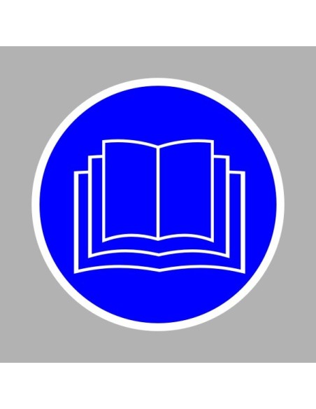 Rendelkező matricák, táblák, jelek, piktogramok, - Piktogramok - Használat előtt olvassa el a kezelési útmutatót