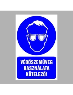 Védőszemüveg használata kötelező! 2