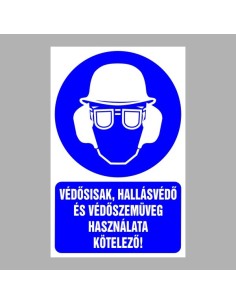 Védősisak, hallásvédő és védőszemüveg használata kötelező! 2
