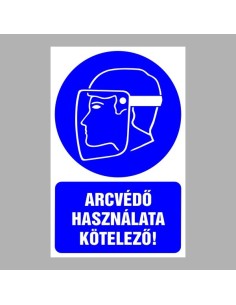 Arcvédő használata kötelező! 2