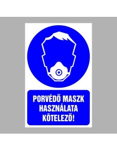 Porvédő maszk használata kötelező! 2