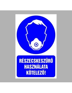 Részecskeszűrő használata kötelező! 2