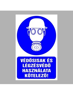 Védősisak és légzésvédő használata kötelező! 2