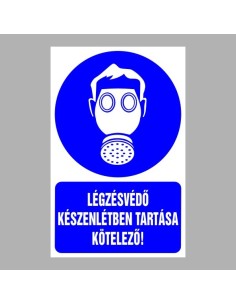 Légzésvédő készenlétben tartása kötelező! 2