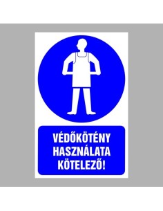 Védőkötény használata kötelező! 2