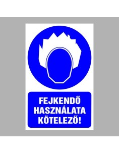 Fejkendő használata kötelező! 2