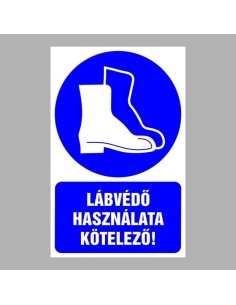 Lábvédő használata kötelező! 2
