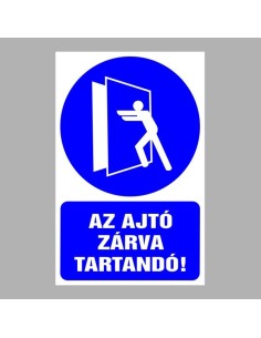 Az ajtó zárva tartandó! 2