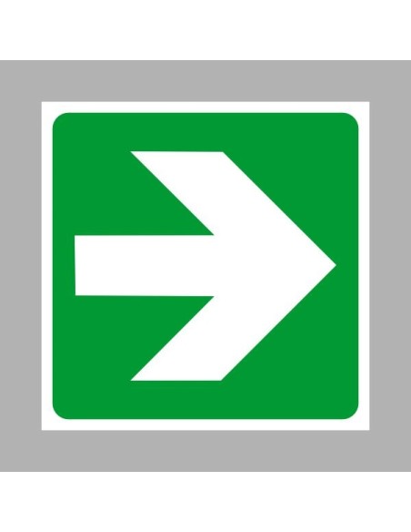 Menekülési út, vészkijárat, elsősegély matricák, táblák, jelek, piktogramok, - Menekülési út, vészkijárat jelek - Irány nyilak