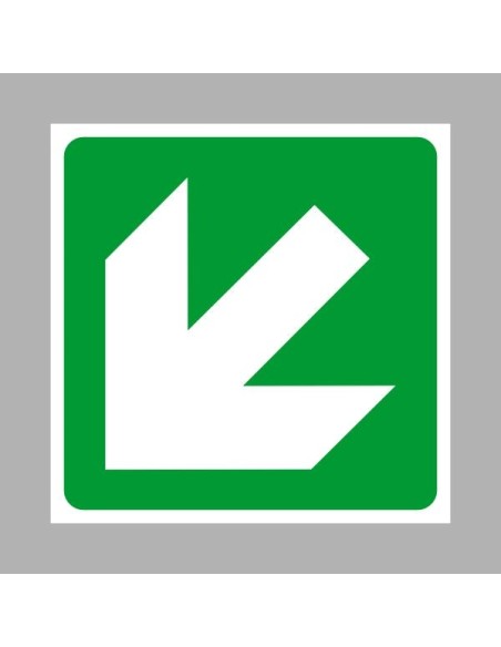 Menekülési út, vészkijárat, elsősegély matricák, táblák, jelek, piktogramok, - Menekülési út, vészkijárat jelek - Irány nyilak