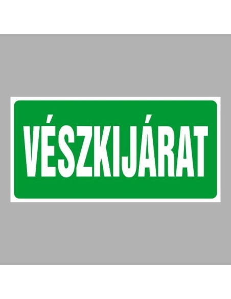 Menekülési út, vészkijárat, elsősegély matricák, táblák, jelek, piktogramok, - Menekülési út, vészkijárat jelek - Vészkijárat