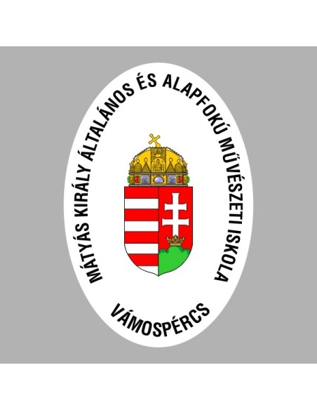 Címeres ovális táblák, címeres tábla - Magyar címeres ovális tábla