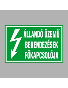 ÁLLANDÓ ÜZEMŰ BERENDEZÉSEK FŐKAPCSOLÓJA 2