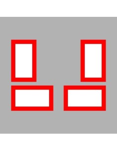 Veszélyt jelző figyelmeztető csíkok - Veszélyt jelző figyelmeztető csík