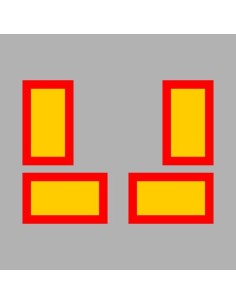 Veszélyt jelző figyelmeztető csíkok - Veszélyt jelző figyelmeztető csík