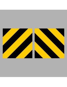 Veszélyt jelző figyelmeztető csíkok - Veszélyt jelző figyelmeztető csík