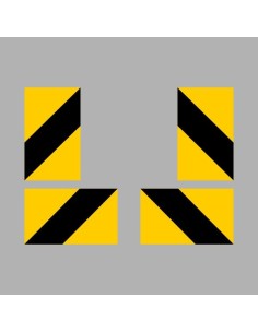 Veszélyt jelző figyelmeztető csíkok - Veszélyt jelző figyelmeztető csík